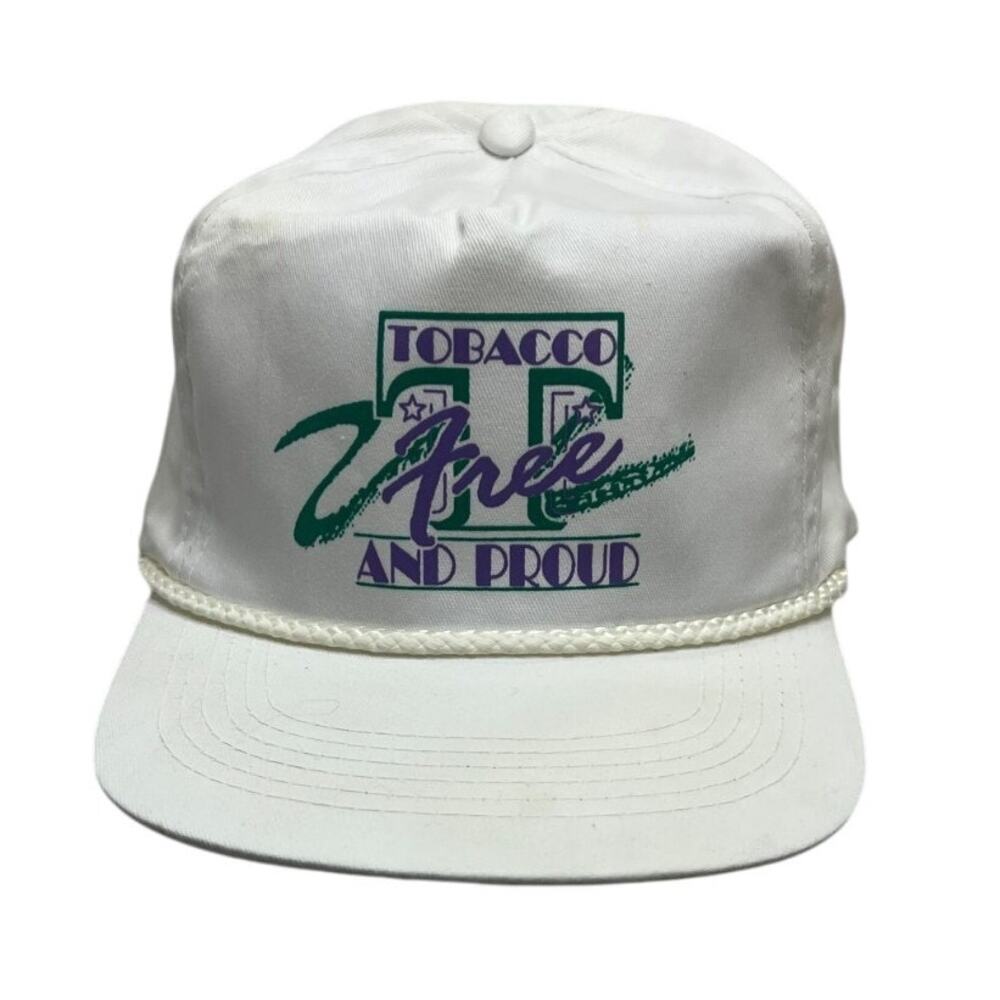 RETRO 90's Tobacco Free And Proud Hat, Vintage